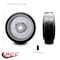Service Caster 5 x 2 Rubber Tread on Cast Iron Keyed Drive Wheel - 1/2 Bore - SCC-RSS520-12-KW-2SS - alternate 5